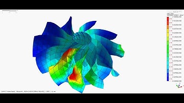 midas NFX 2013 Explicit Dynamics - Turbine Impact
