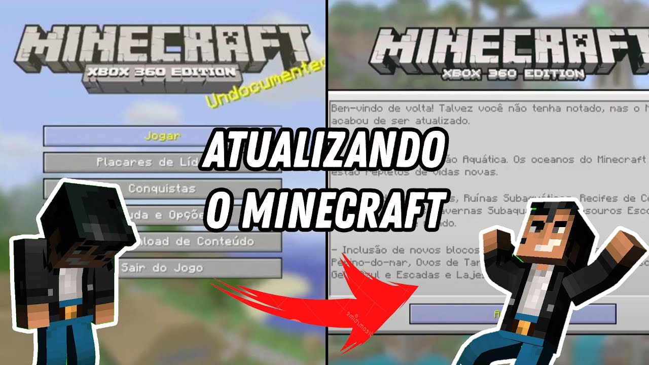 Como Atualizar o Minecraft De Xbox 360 Para a Versão Aquática