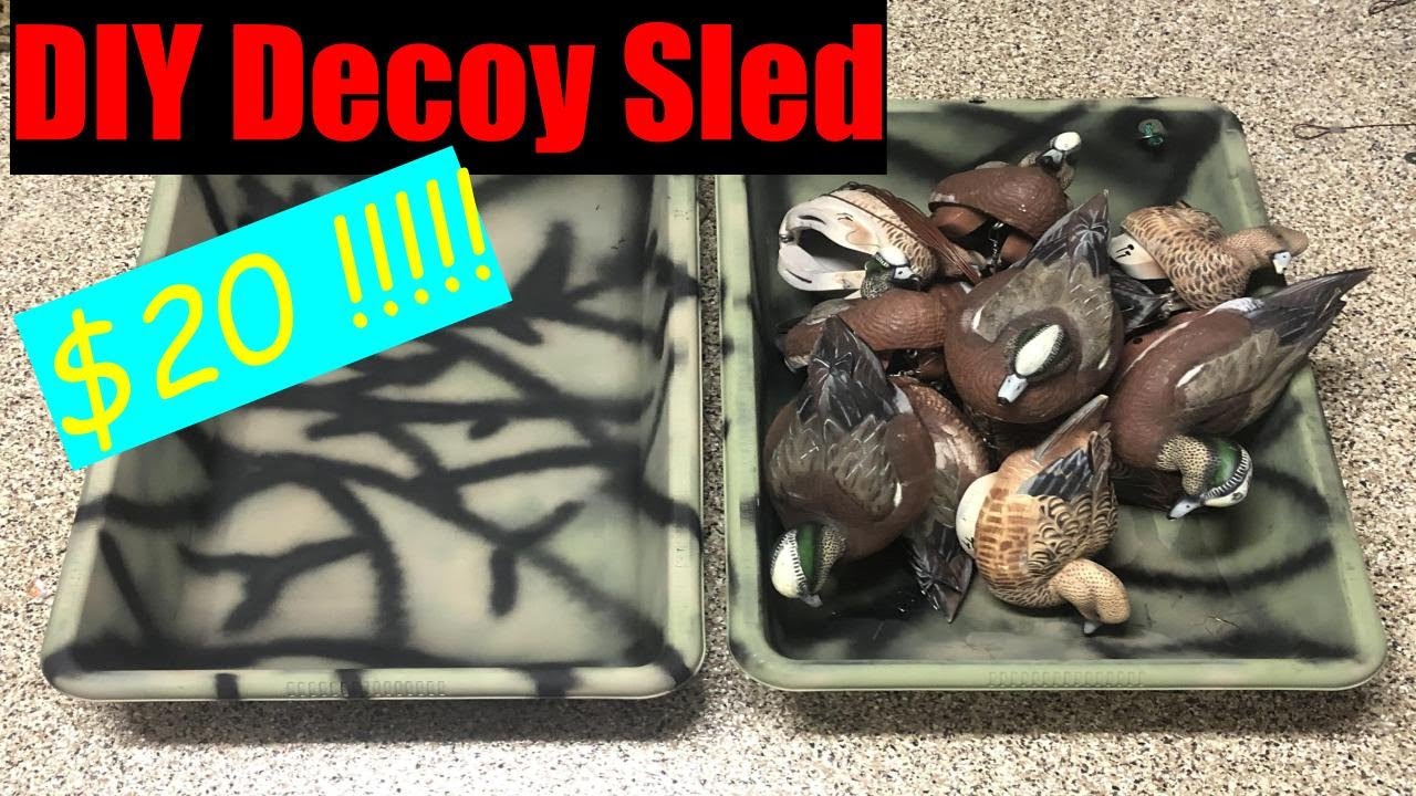 20 DIY Decoy Sled.......Are you getting what you pay for? YouTube