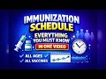 Immunization Schedule Made Easy 🔥 | Age-wise Vaccines &amp; Doses | #NORCET