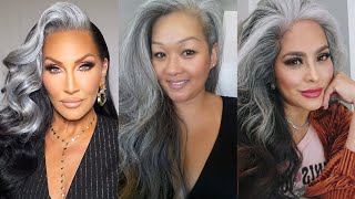 36 Sophisticated Gray Hairstyles For Women Over 50 To Try