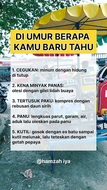 di umur berapa kamu baru tahu #tips #tipssehat #infosehat