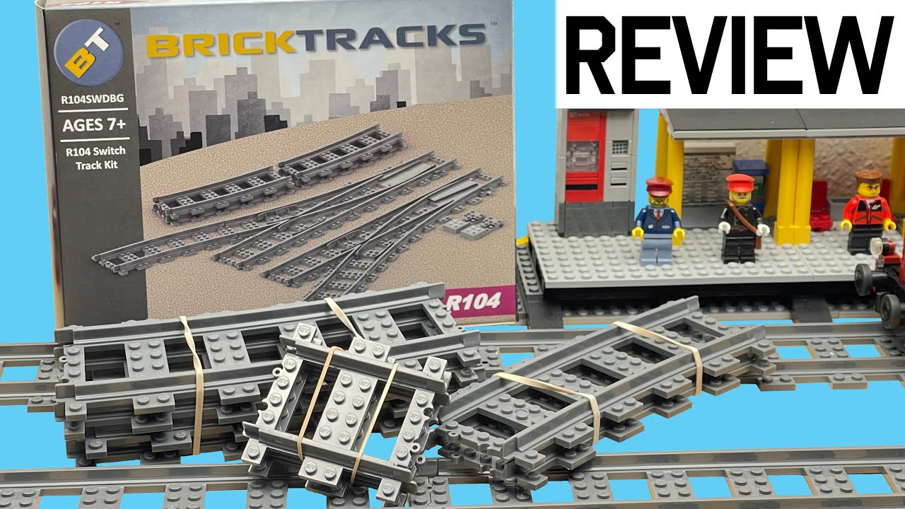 Der heilige Gral ? BrickTracks R104 Weichen Set für die Eisenbahn