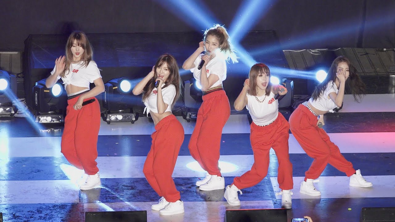 포미닛 4minute[4K 직캠]이름이 뭐에요 What’s Your Name?@20160524 Rock Music