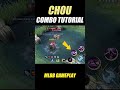 Tutoriel chou combo mlbb  adc pro mlbb