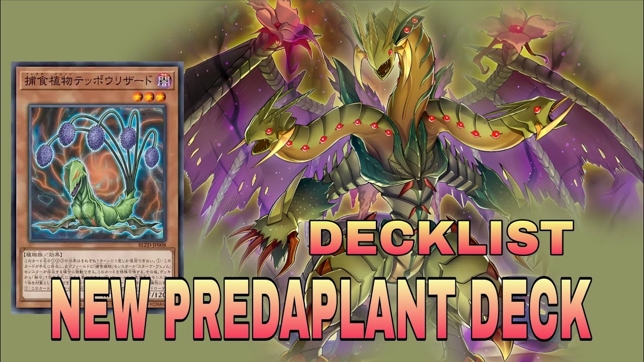 "NEW" Predaplant Deck//Mdpro3//Replay+Decklist