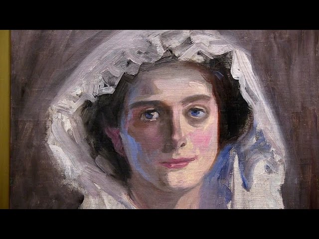 藤島武二《黒扇》（重要文化財） ブリヂストン美術館