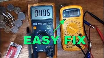 How to Repair a Multimeter showing wrong values, MASTECH MAS830