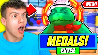 *NEW* ALL WORKING MEDALS UPDATE CODES FOR ARM WRESTLE SIMULATOR! ROBLOX ARM WRESTLE SIMULATOR CODES
