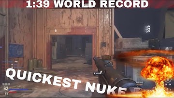 WORLD RECORD NUKE 1:39 - COD VANGUARD - FIRST NUKE