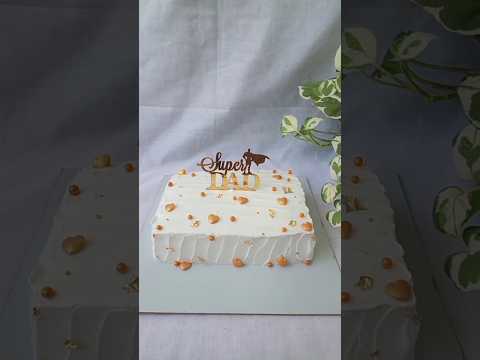 Make this #trending #cake for your #dad 🤍✨ #cakedecorating #shorts #reels