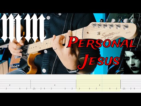 Marilyn Manson - Personal Jesus |Guitar Cover| |Tab|