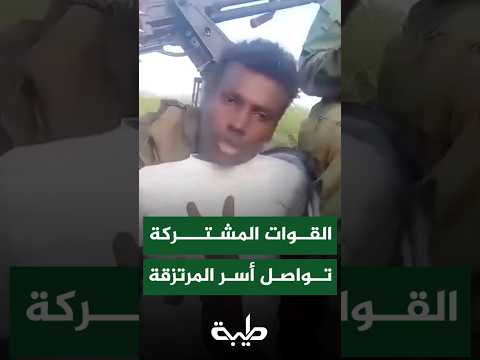 القوات المشتركة تأسر المزيد من مرتزقة مليشيا الدعم السريع في محاور القتال 