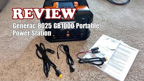 Generac 8025 GB1000 1086Wh Portable Power Station - Review 2025