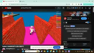 REACTION TO GAMINGWITHJEN: ROBLOX GAMINGWITHJEN OBBY