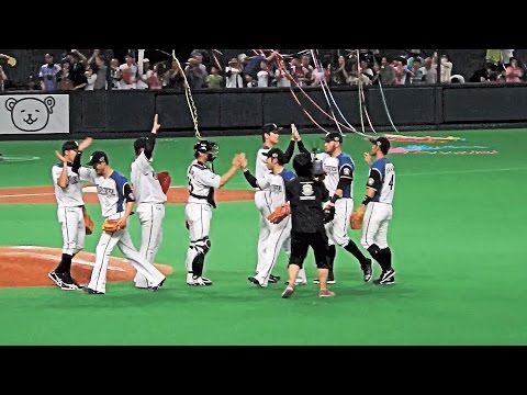 【クライマックスシリーズファイナルステージ第5戦】逆転でソフトバンクを下し4年ぶりの日本シリーズ進出を決める～シリーズMVPは中田翔～