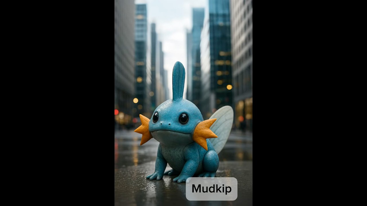 Mudkip Evolution IRL 