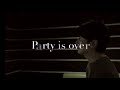 Mr.children「Party is over」を歌いました。