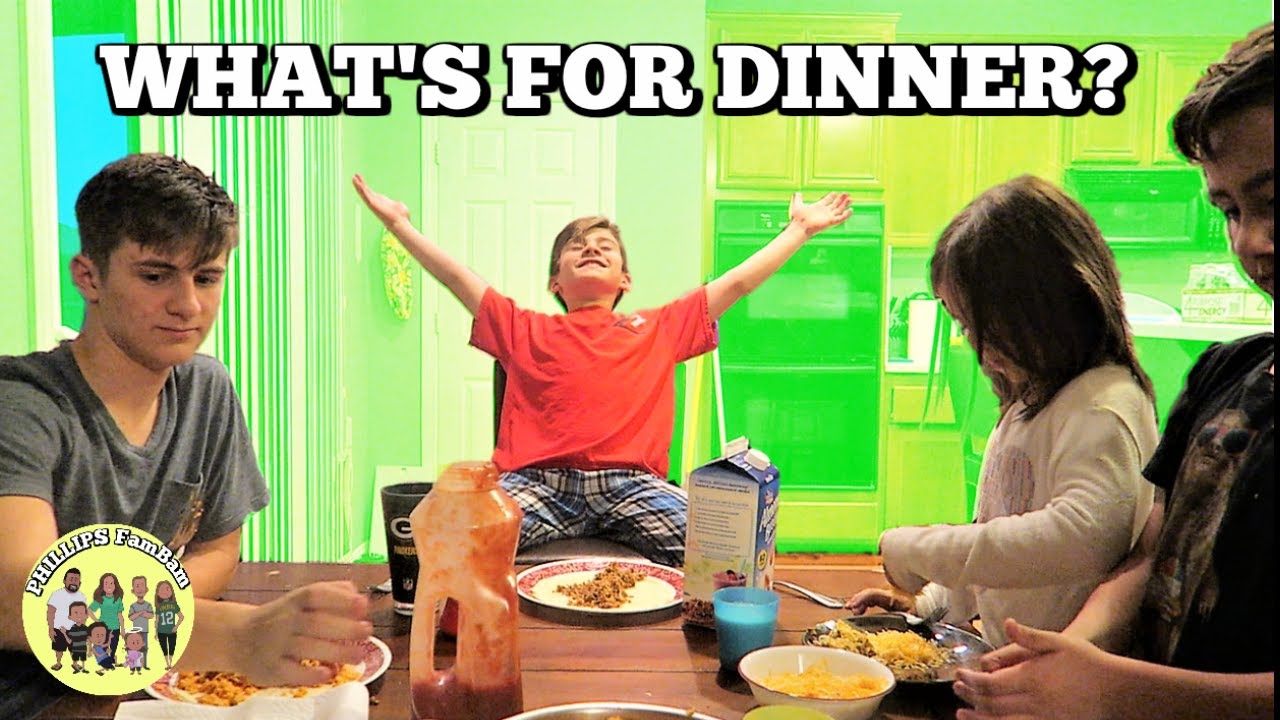 WHAT'S FOR DINNER? LARGE FAMILY GAME OF SARDINES HIDE AND SEEK