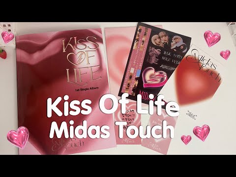 Видео: Распаковка Kiss Of Life - Midas Touch 🏹❤️ шикарный альбом с девочками - купидонами