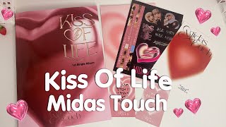 Распаковка Kiss Of Life - Midas Touch 🏹❤️ шикарный альбом с девочками - купидонами
