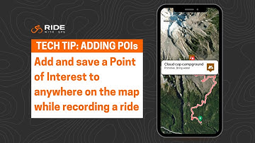 Adding POIs: Add and Save a Point of Interest While Recording a Ride