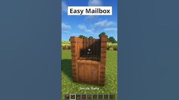 Build This CUTE Minecraft Mailbox in 30 Seconds! #minecraft #shorts #tutorial #guide