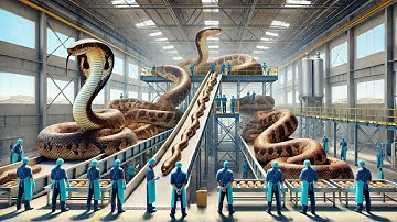 How A Farmer Makes 2 Million Dollars From Python Skin - Snake Farm  Processing Factory | TAO Farm