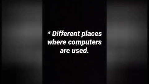 Class-1 Computer CH- 3 Uses of computer (part-2)By Shivali Tiwari