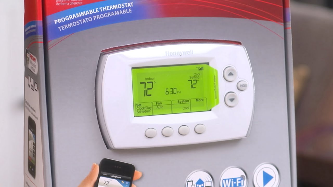 How to Install a Programmable Thermostat - YouTube