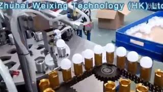 China LED Bulb Light Factory Automatic Production Line, Make LED Light Bulbs Automatically