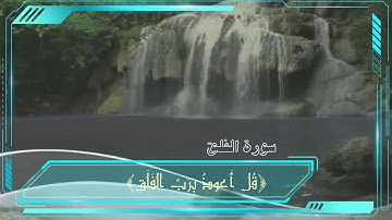 حالات واتس اب اسلامية / سورة الفلق