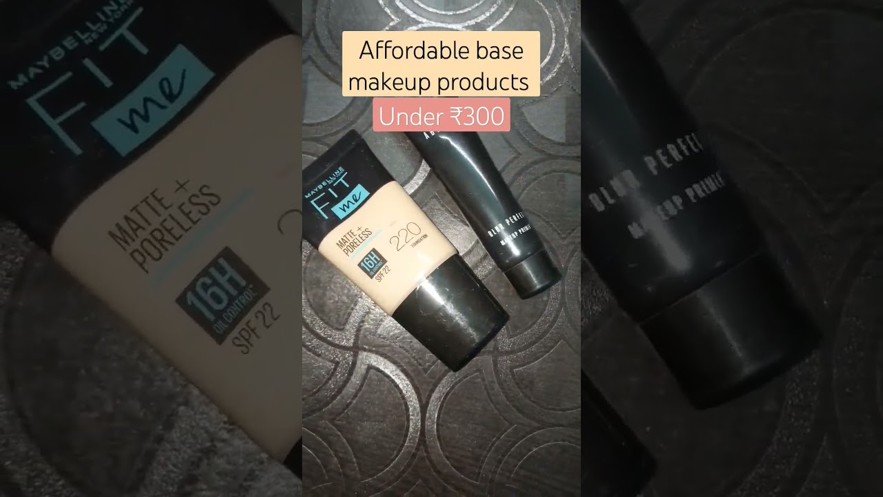 Affordable base makeup products ✨️