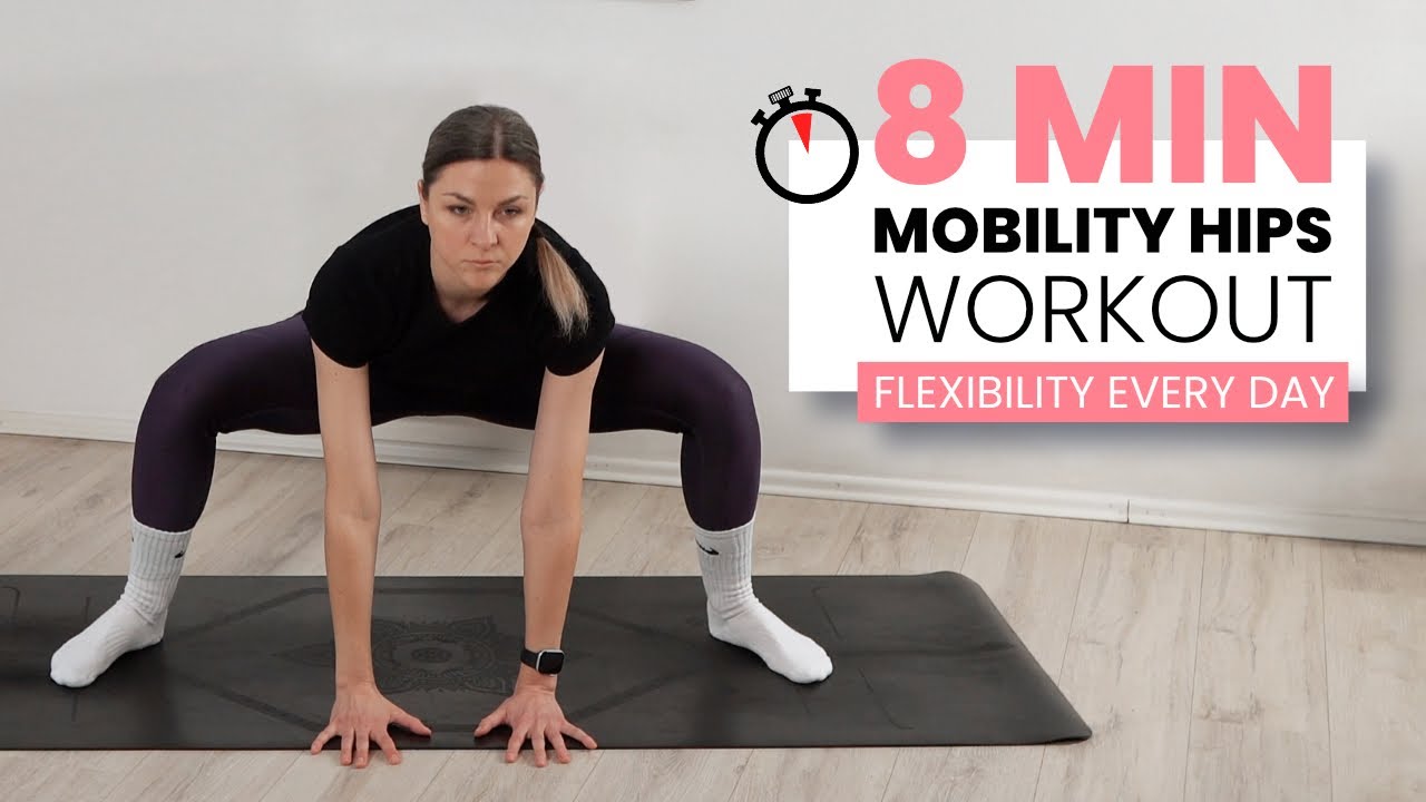 8 MIN HIPS FLEXIBILITY AND MOBILITY | Every Day Stretching Routine ...