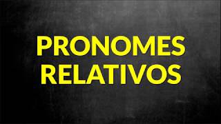 📌Pronomes Relativos (Resumo) [Prof. Alda]