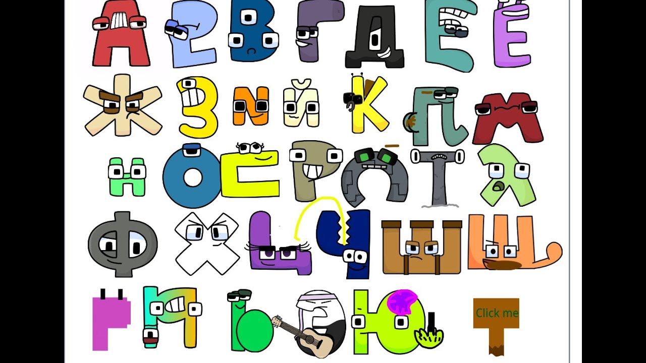 Scratch russian alphabet lore but… 