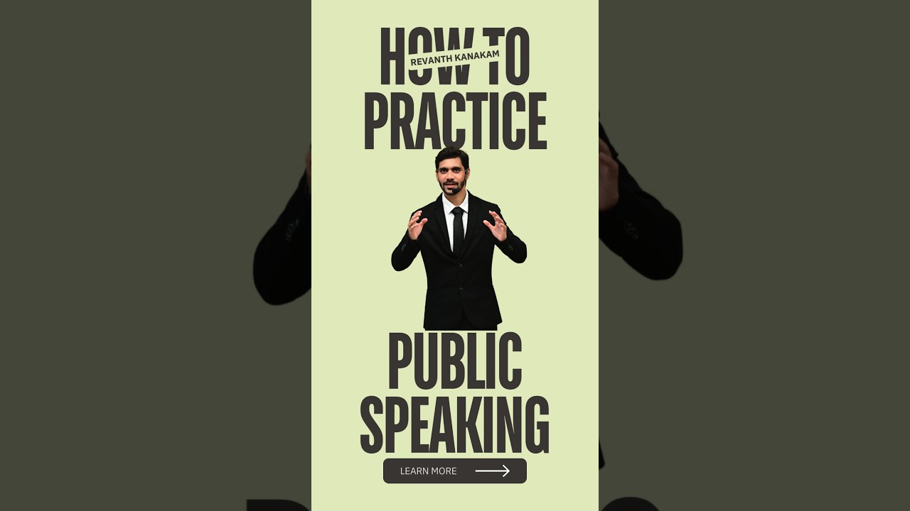 Overcome Your Fear of Public Speaking with Revanth Kanakam's Proven Techniques 