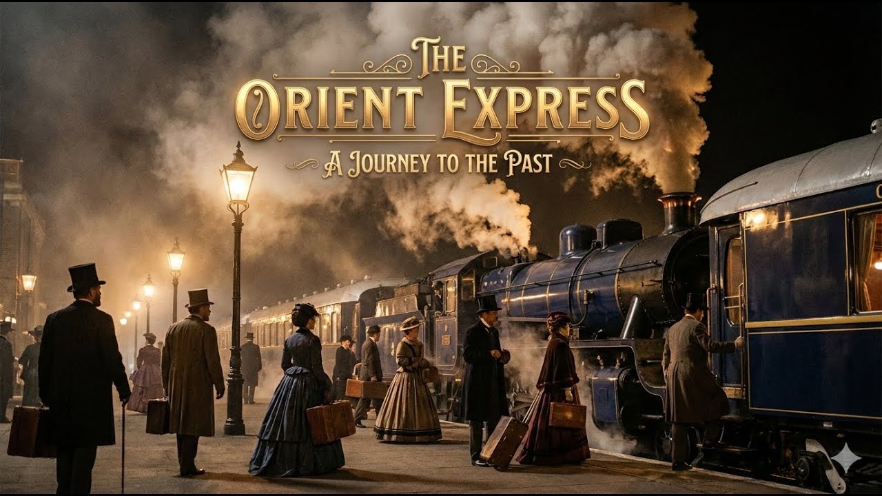 The Orient Express: Relaxing History for Sleep & Relaxation (Rain & Train Sounds)