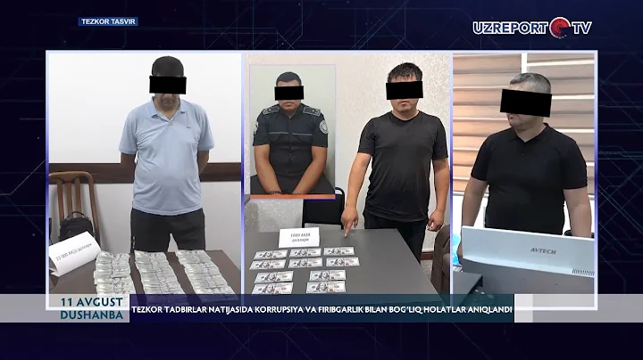 Tezkor tadbirlar natijasida korrupsiya va  firibgarlik bilan bog‘liq holatlar aniqlandi
