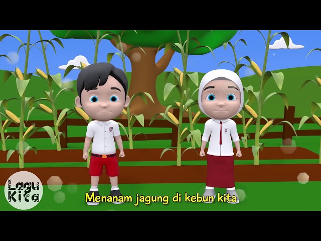 MENANAM JAGUNG | 3D | Lagu Anak Indonesia class=