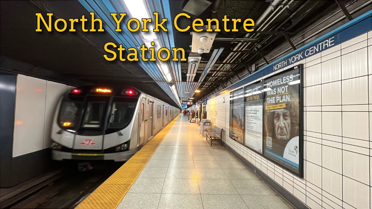 Toronto TTC Subway Station Exploration: North York Centre Station 2/20/2026