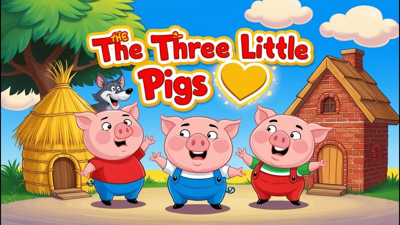 🐷🏠 The Three Little Pigs | A Bedtime Story for Kids | Fun Animated Tale ...