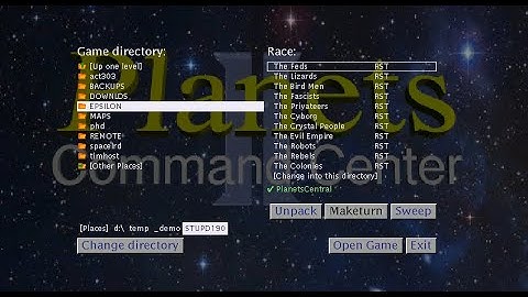 Planets Command Center 2 - Modern VGA Planets Game Client