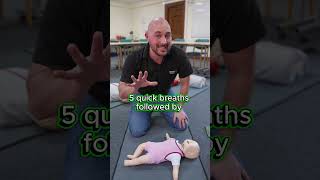 Baby CPR! Would you know what to do if a baby needed CPR? #shorts #firstaid #babyfirstaid #babycpr