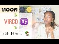 🌝 Moon In Virgo ♍️ Or 6th House 🏡 || #Astrology #Moon #Virgo