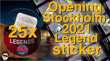 Is opening 25 Stockholm 2021 Legends Sticker Capsules enough to make profit?