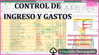 Como hacer un control de Ingresos y Gastos en Excel