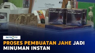 Warga Palembang Ini Tanam Jahe dan Diolah Jadi Minuman Instan