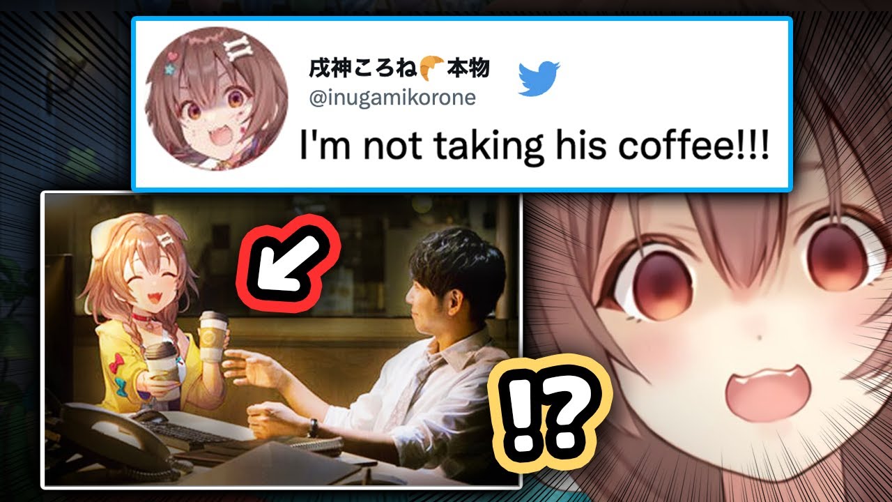 Korone's Reaction To Twitter Comments Is Too Funny【Hololive】