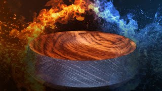 The Icelandic FIRE bowl - Easy Woodturning Project